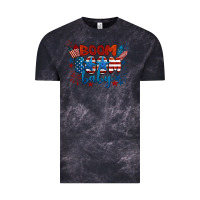 Cloud Black boom boom baby 4th of july Vintage Tee - BarkalooDesign