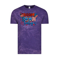 Cloud Purple boom boom baby 4th of july Vintage Tee - BarkalooDesign