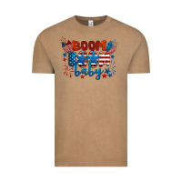 Vintage Coffee boom boom baby 4th of july Vintage Tee - BarkalooDesign