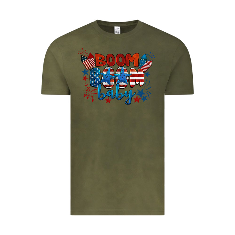 Boom Boom Baby 4th Of July Vintage Tee by BarkalooDesign | Teevron