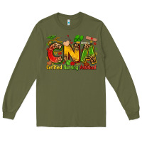 Army Green Certified nursing assistant juneteenth Long Sleeve Tee - Zillion Design Studio