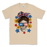 Mushroom American mom skull Classic Tee - Neo Western