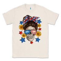 Natural American mom skull Classic Tee - Neo Western