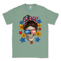 Sage American mom skull Classic Tee - Neo Western