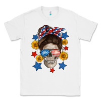 White American mom skull Classic Tee - Neo Western