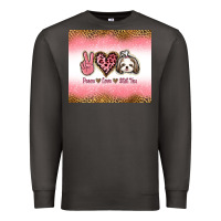 Smoke peace love shih tzu Premium Sweatshirt - Jasminsmagicworld