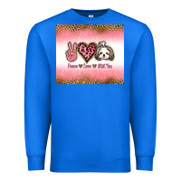 True Royal peace love shih tzu Premium Sweatshirt - Jasminsmagicworld