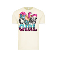 Vintage Arctic cow girl Vintage Tee - texasbilliewilder