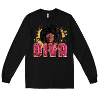 Black Diva juneteenth Long Sleeve Tee - Zillion Design Studio