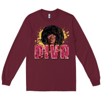 Burgundy Diva juneteenth Long Sleeve Tee - Zillion Design Studio