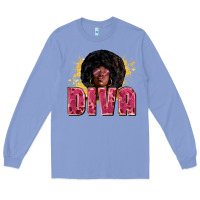 Colony Blue Diva juneteenth Long Sleeve Tee - Zillion Design Studio
