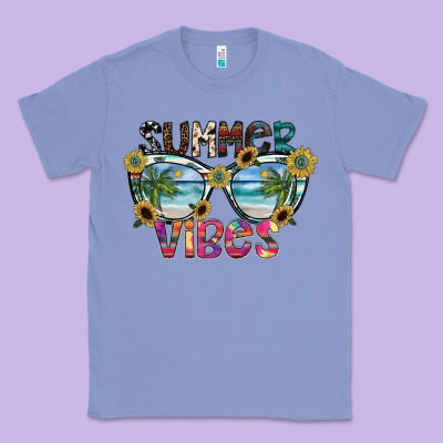 Summer Vibes Classic Tee Designed By Sublimationcraftshop
