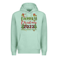 Seafoam custom family christmas 2023 marking memories toge Premium Hoodie - MaliasSmallBusiness