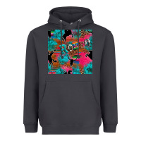 Smoke western rodeo seamless Heavyweight Hoodie - Artiststas