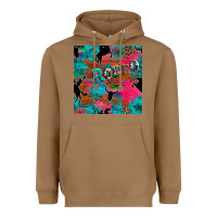 Toasted Coconut western rodeo seamless Heavyweight Hoodie - Artiststas