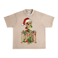 French Oak Christmas Skeleton Urban Heavy Tee - RanaPortraitStore