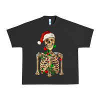 Pigment Black Christmas Skeleton Urban Heavy Tee - RanaPortraitStore