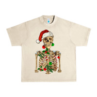 Sandshell Christmas Skeleton Urban Heavy Tee - RanaPortraitStore