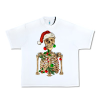 White Christmas Skeleton Urban Heavy Tee - RanaPortraitStore