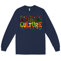 Navy Do it for the culture juneteenth Long Sleeve Tee - Zillion Design Studio