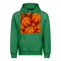 Emerald basketball seamless pattern Urban Hoodie - BundleAndBundleShop