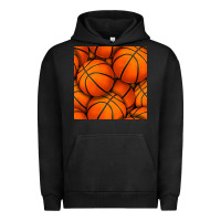 Pigment Black basketball seamless pattern Urban Hoodie - BundleAndBundleShop