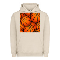 Pigment French Oak basketball seamless pattern Urban Hoodie - BundleAndBundleShop