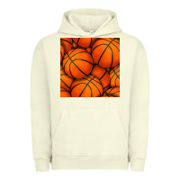 Pigment Pistachio basketball seamless pattern Urban Hoodie - BundleAndBundleShop