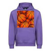 Tulip basketball seamless pattern Urban Hoodie - BundleAndBundleShop