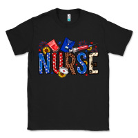 Black American Nurse Classic Tee - Neo Western