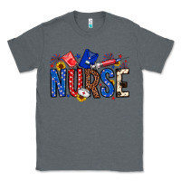 Charcoal Heather American Nurse Classic Tee - Neo Western