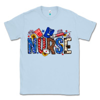 Dusty Blue American Nurse Classic Tee - Neo Western