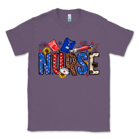 Lavender American Nurse Classic Tee - Neo Western