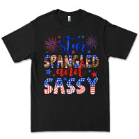 Black star spangled and sassy Premium Tee - Artiststas