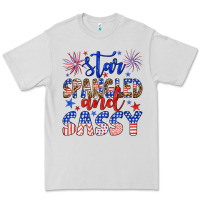 Dove Grey star spangled and sassy Premium Tee - Artiststas