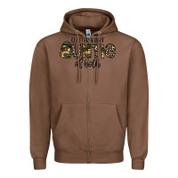 Chestnut auntie Zipper Hoodie - CowhideDigitalArt