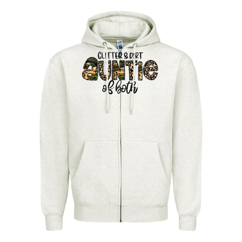 Auntie Zipper Hoodie by CowhideDigitalArt | Teevron
