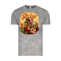 Cloud Rock cowgirl actin up Vintage Tee - texasbilliewilder