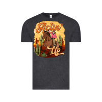 Vintage Black cowgirl actin up Vintage Tee - texasbilliewilder