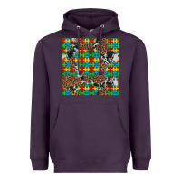 Plum western autism seamless pattern Heavyweight Hoodie - Artiststas