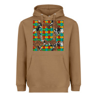 Toasted Coconut western autism seamless pattern Heavyweight Hoodie - Artiststas