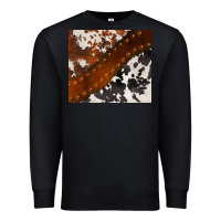 Black cowhide leather Premium Sweatshirt - BarkalooDesign