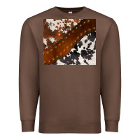 Chestnut cowhide leather Premium Sweatshirt - BarkalooDesign