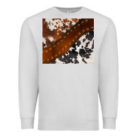 Dove Grey cowhide leather Premium Sweatshirt - BarkalooDesign