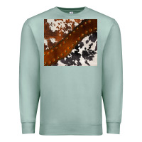 Seafoam cowhide leather Premium Sweatshirt - BarkalooDesign