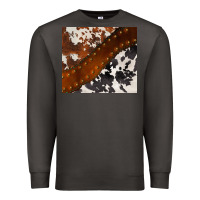 Smoke cowhide leather Premium Sweatshirt - BarkalooDesign