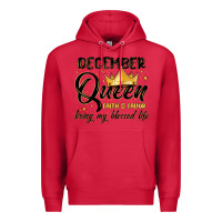 Cardinal december queen faith and favor living my blessed l Premium Hoodie - MaliasSmallBusiness