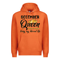 Carrot december queen faith and favor living my blessed l Premium Hoodie - MaliasSmallBusiness