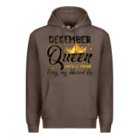Coffee december queen faith and favor living my blessed l Premium Hoodie - MaliasSmallBusiness