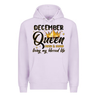 Lilac december queen faith and favor living my blessed l Premium Hoodie - MaliasSmallBusiness